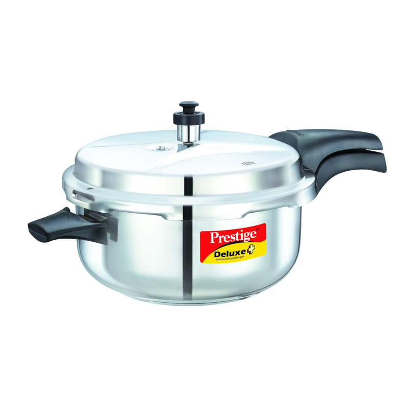 Prestige Cookers Deluxe 5.28Quart Stainless Steel Deep Pressure Pan